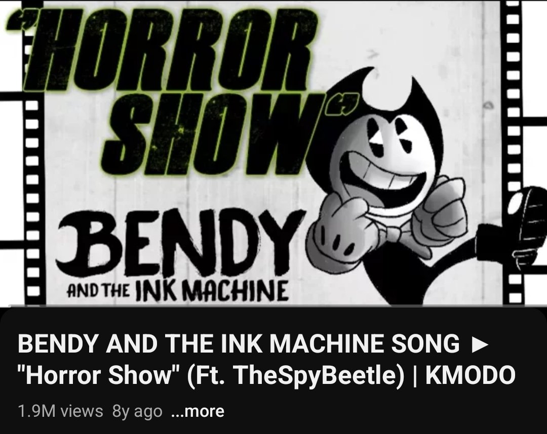 bendytwtconfess's tweet image. "horror show (the og version not cg5s version) is probably one of my favorite batim songs ever. it has such an eerie nostalgic vibe"