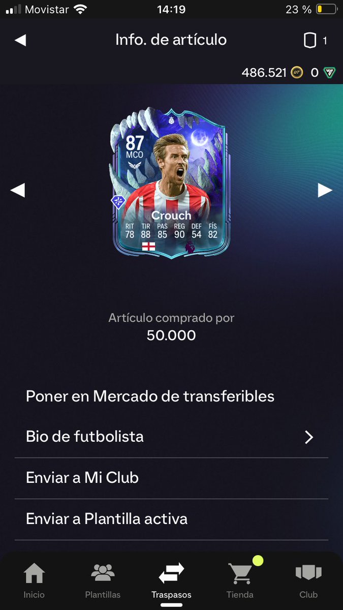 Pues habrá q pensar en ir vendiendo ya. Tenemos montones de crouch comprados en 50k q vamos a ir soltando 🤷‍♂️🤷‍♂️ ahora a revisar mercado a ver dnd metemos todas esas moneduquis