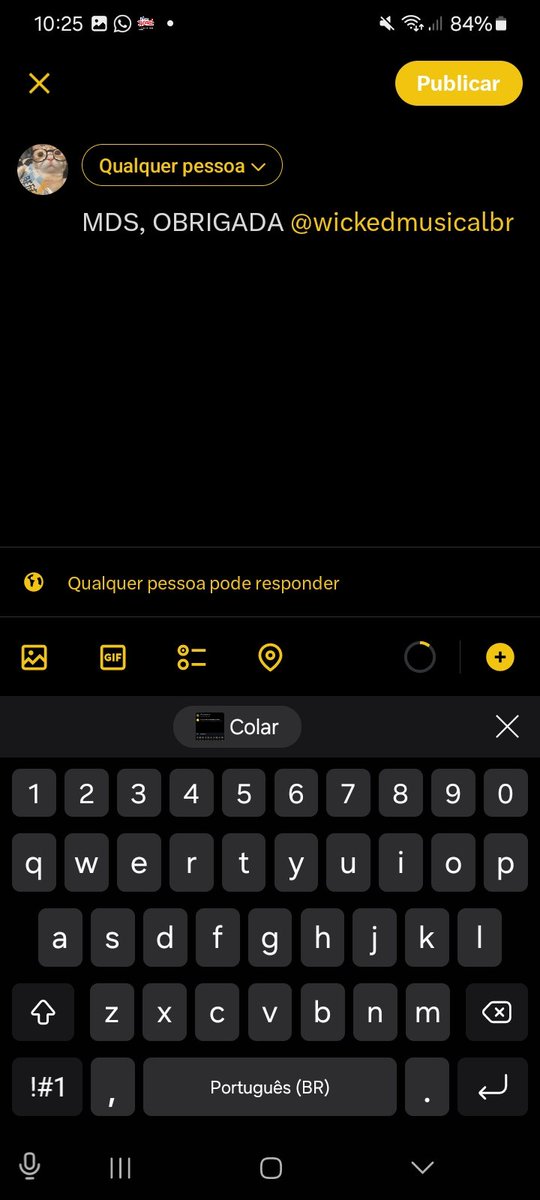 O agradecimento já está pronto, só falta o convite 
x.com/ifs_saah/statu…
<a href="/wickedmusicalbr/">WICKED BRASIL</a> 
<a href="/infoari/">Info Ariana</a> 
#eunapremieredewicked 
#arianatorsnapremiere