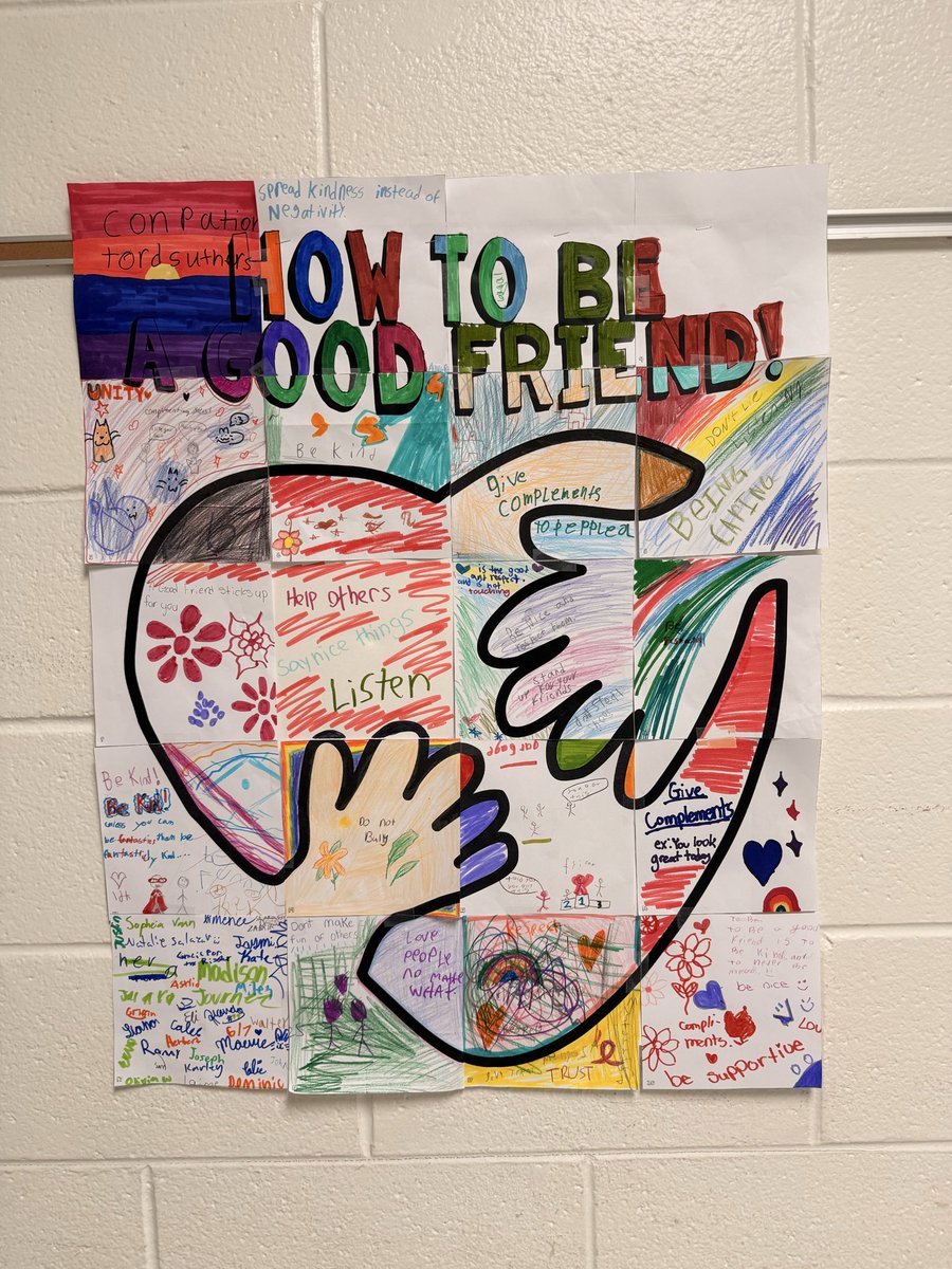 PECoachStacy's tweet photo. Defining Friendship on OCS Unity Day! Be a good friend—listen and lift. Be kind! https://t.co/SIlj4z5HIC