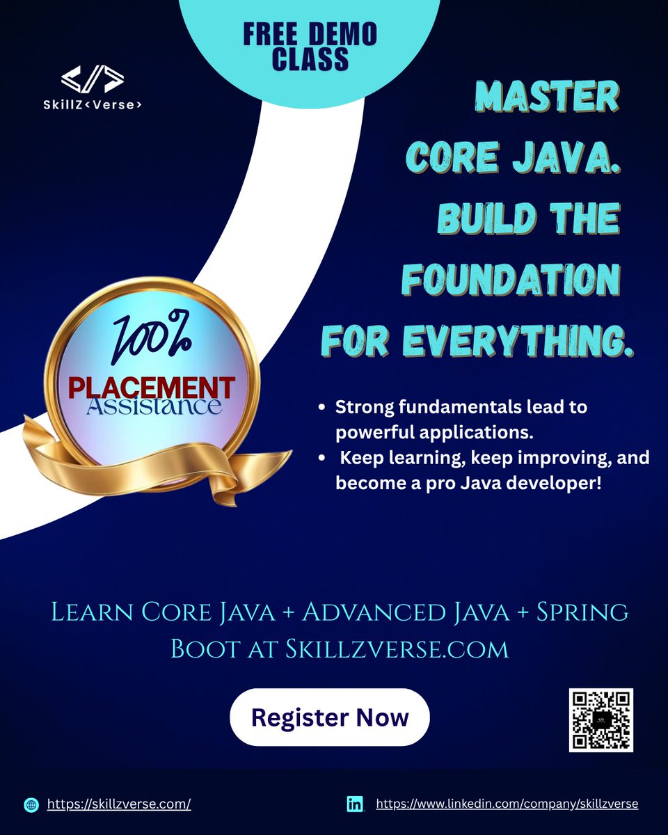 ravitej05387479's tweet image. 🚀 4 Smart Core Java Tips Every Developer Should Know! ☕💻

Small improvements today → Big impact tomorrow.
Keep learning, keep coding, keep improving. 💪

👉 Swipe through the carousel to explore each tip!
#Skillzverse | #CoreJavaTips
#JavaTips #CoreJava #JavaProgramming