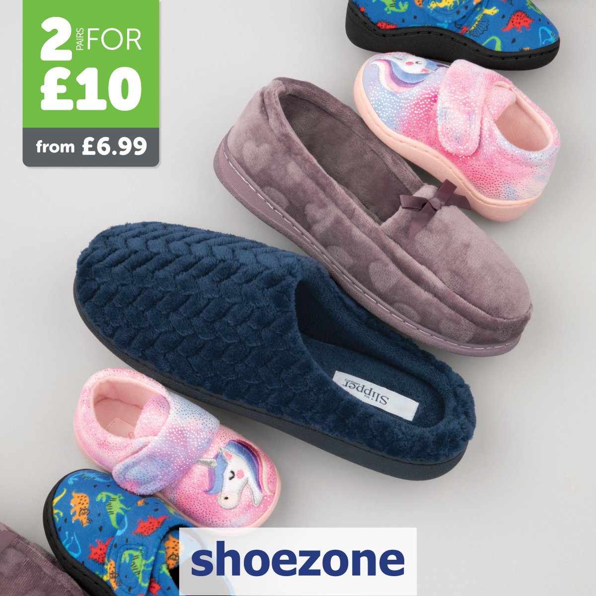 Keep everyone’s feet warm this winter at Shoezone! ❄️
Pick up 2 pairs of slippers for £10 — perfect for stocking fillers or a little festive treat. 🎁
#ShoeZone #WinterWarmers #CosyFeet #vancouverquarter #kingslynn