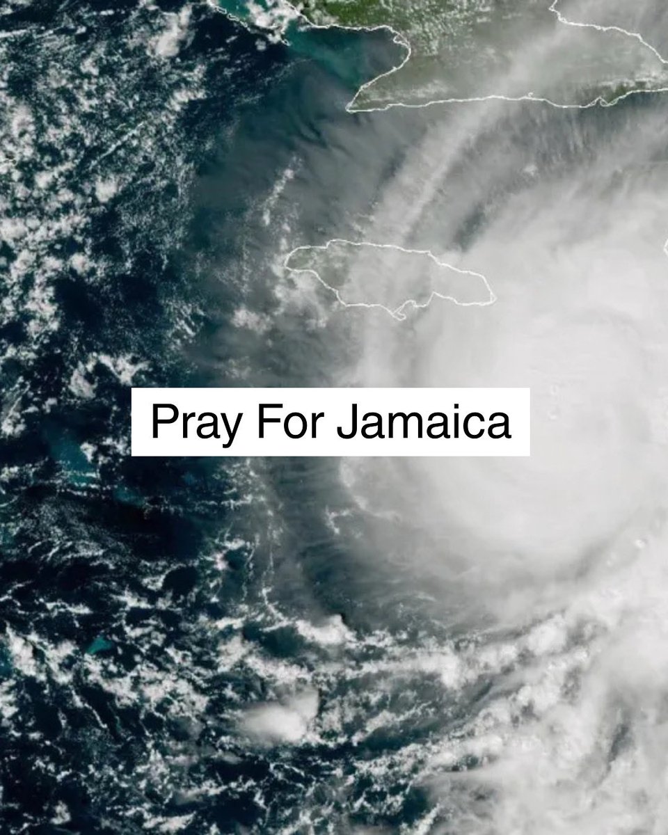 Jentezen's tweet image. Please pray for the people of Jamaica and the surrounding islands as Hurricane Melissa approaches. Believing God for protection and peace over every home. 🙏