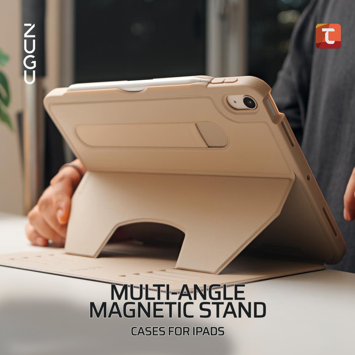 TekkiTake's tweet image. The ZUGU Case combines ultra-thin protection, a sleek magnetic stand, and auto sleep/wake functionality — all designed to make your iPad experience.
Buy Now!
Tekkitake:postly.app/4Asc
Amazon:postly.app/4Asd

#tekkitake #ZUGUCase #iPadAirCase #iPadCase