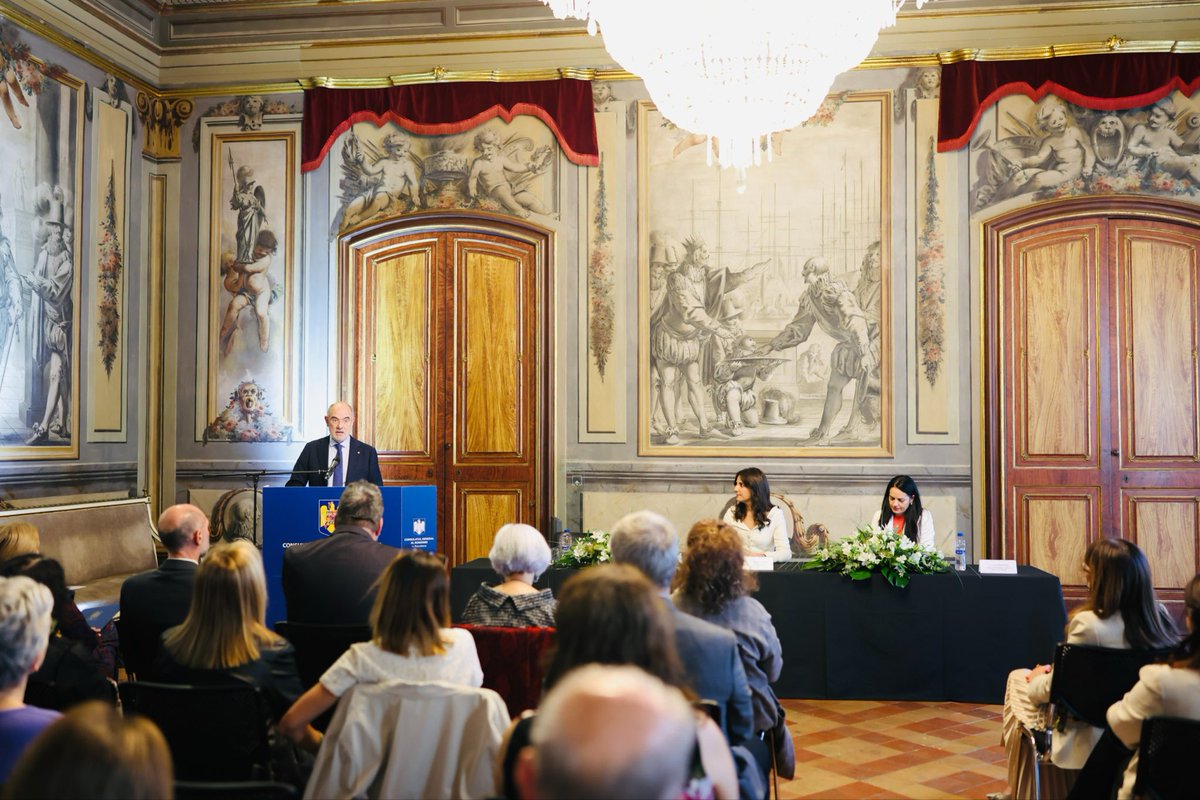jduch's tweet photo. Gràcies al Consolat de Romania a Barcelona i a @CulturaRumana per convidar-me a commemorar els 140 anys de diplomàcia romanesa a Catalunya.

Celebrem l’amistat profunda que ens uneix i reimpulsem la nostra col·laboració institucional, cultural, acadèmica i econòmica. https://t.co/iHHr7Rw2wM