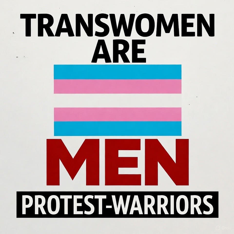 Jeff (@jeffin_the_box) on Twitter photo Transwomen are Men! (Static)
Inspired by <a href="/Tommy4Trump420/">Tommyboi4209</a>
(PROTEST-WARRIORS, in honor of the original
Protest Warrior Organization 2003-2006) Transwomen are Men! (Static)
Inspired by <a href="/Tommy4Trump420/">Tommyboi4209</a>
(PROTEST-WARRIORS, in honor of the original
Protest Warrior Organization 2003-2006)