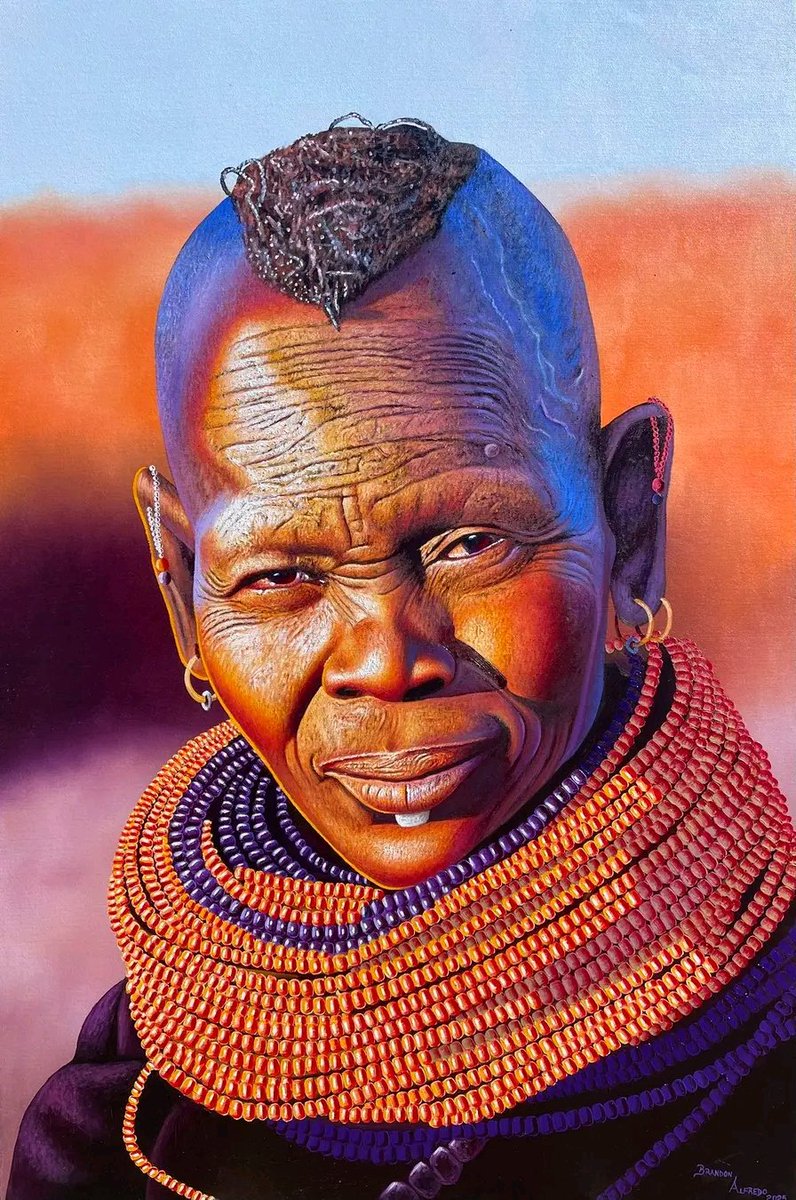 LinseyGallery's tweet photo. This is a 120 x 80cm oil on canvas masterpiece by Brandon Alfredo.

Every stroke captures resilience, heritage, and grace. A vivid tribute to African identity and the timeless beauty etched in every face.

WhatsApp us on +263 787 318 333 for all art inquiries, stonework and more https://t.co/QKts5SZtW8