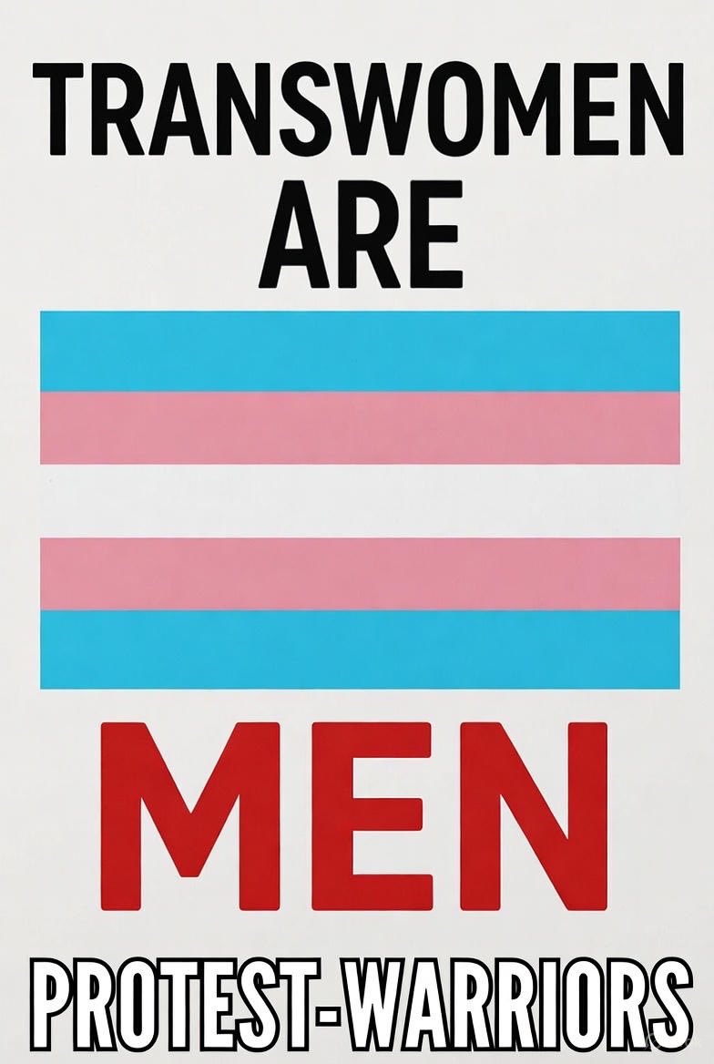 Jeff (@jeffin_the_box) on Twitter photo Transwomen are Men! (Poster)
Inspired by <a href="/Tommy4Trump420/">Tommyboi4209</a>
(PROTEST-WARRIORS, in honor of the original
Protest Warrior Organization 2003-2006) Transwomen are Men! (Poster)
Inspired by <a href="/Tommy4Trump420/">Tommyboi4209</a>
(PROTEST-WARRIORS, in honor of the original
Protest Warrior Organization 2003-2006)
