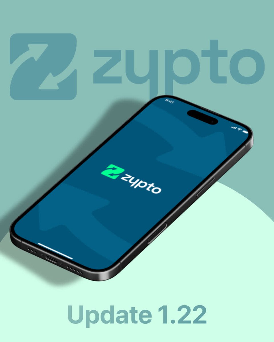 📢 Zypto App version 1.22 is out!

What's new:
⚡ Electroneum Chain is now integrated
🔐 Improved Vault Key Card connectivity
🛠️ Bug fixes &amp; enhanced error handling

Coming Soon:
→ SwapKit
→ Gift Cards
→ Transaction History overhaul
→ Pay Gas with Tokens
→ And more…

📲