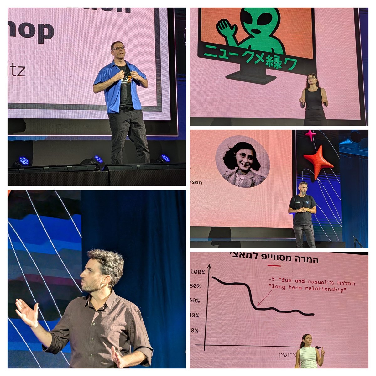 כל טוויטר פה על הבמה, סשן איגנייט עם רצף רוק סטארים על אמת.
<a href="/alonwo/">Alon Wolenitz</a> <a href="/NaimMeodUri/">נעים מאוד, אורי ליפשיץ</a> <a href="/netadror/">Neta Dror</a> <a href="/aloncarmel/">Lord Alon Carmel 🤘</a> <a href="/AranEfrat/">Efrat Aran</a> 

<a href="/reversim/">רברס עם פלטפורמה</a> #rs25