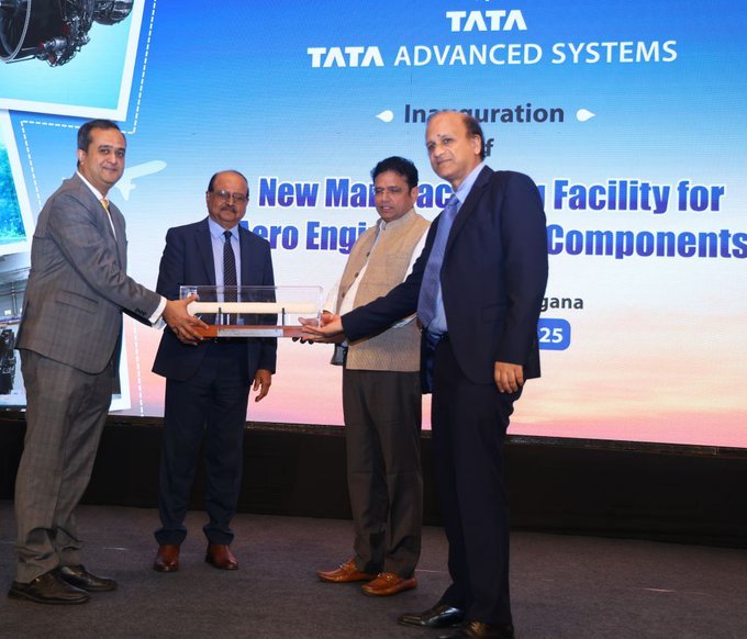 Tata Advanced Systems Limited in partnership with Safran Aircraft Engines inaugurated their cutting-edge manufacturing facility at the Tata Centre of Excellence for Aero Engines in Adibatla, Hyderabad. 

The facility will produce complex rotating parts for the CFM LEAP engine,
