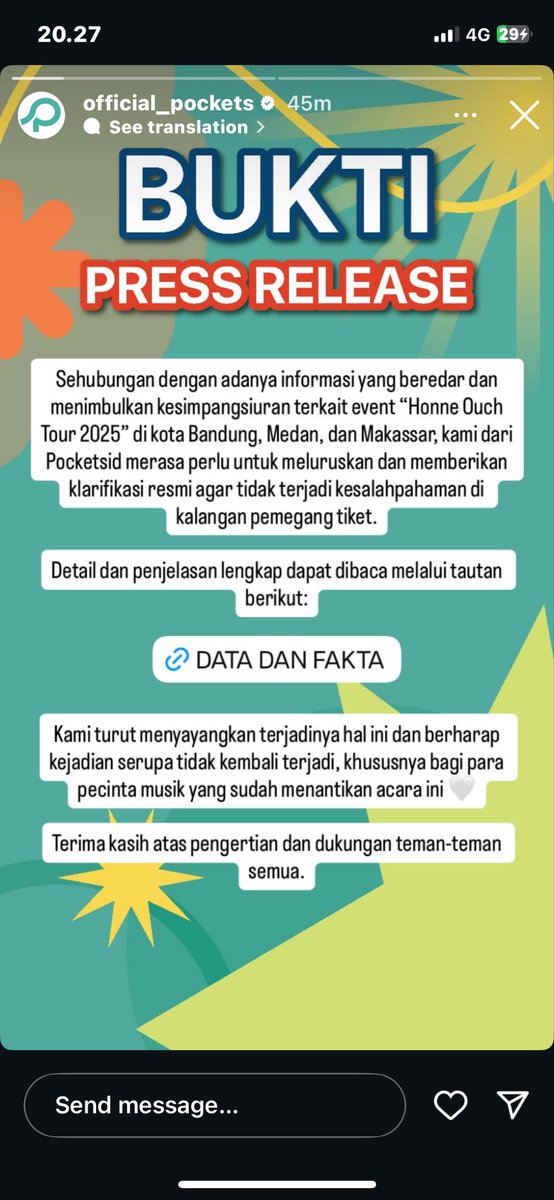 j_aery22's tweet photo. ALLAHUAKBAR!!!
JADI DUIT KITA SEBENERNYA ADA DI MANA SIH WOOOOY????
Ayo korban HONNE Bandung, Medan dan Makassar kita bersatu https://t.co/RP5i9FXqTR