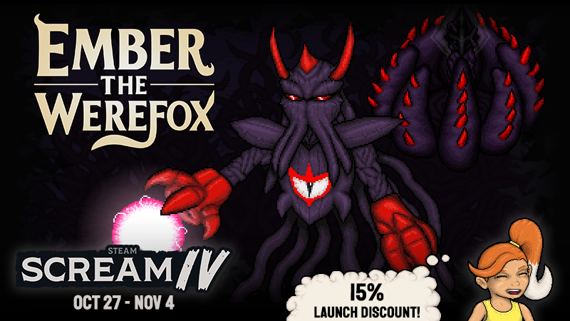 👻DARE to support a small indie studio this Halloween 🙏🏼

#Steam #spookymonth #indiedev #pixelart