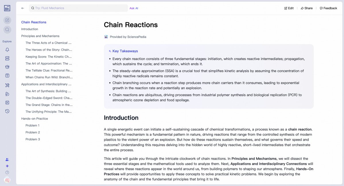 Bohrium_AI4S's tweet image. 🌐 Introducing SciencePedia—a meta-research infra making scientific reasoning visible, verifiable, connected.

Science grows fast, yet knowledge remains siloed.

We’re building a pedia that maps how knowledge works—be part of it👇
#SciencePedia #AIforScience #bohrium #grokpedia