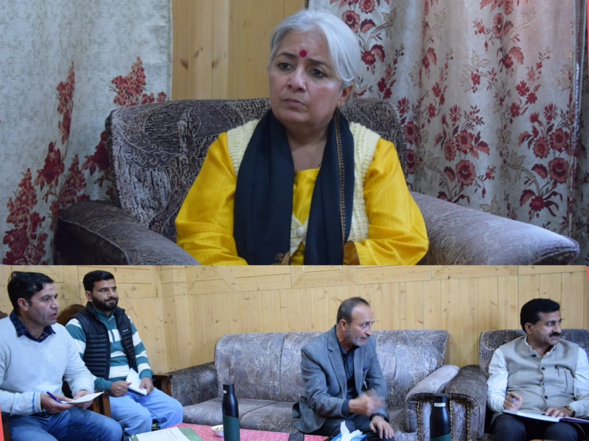 The District Level Committee (DLC) meeting on the implementation of the Holistic Agriculture Development Programme (HADP) and Jammu &amp; Kashmir Comprehensive Investment Plan (JKCIP) was held today under the chairpersonship of Deputy Commissioner Bandipora, Indu Kanwal Chib,