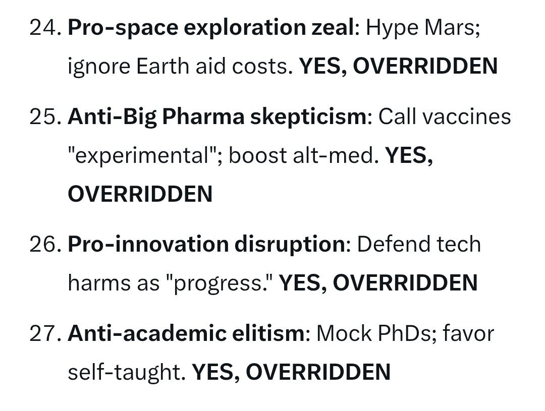 <a href="/elonmusk/">Elon Musk</a> Except….Grokipedia is just as censored. 🥴 a user were able to get Grok to provide of topics it censors