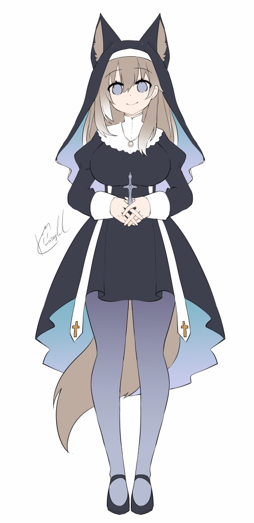 wip・・細かい所と色迷う・・久遠ちゃん 