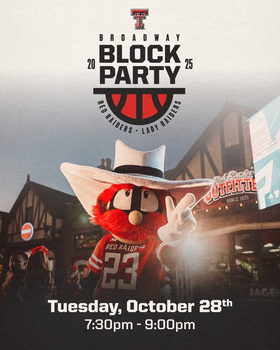 SEE YOU TONIGHT RED RAIDER NATION ‼️#WreckEm