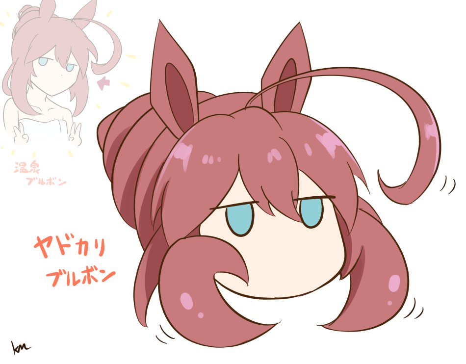 ミホノブルボン(ウマ娘) 「ごめんブルボン、こう見えた #ウマ娘 #ミホノブルボン」|キムキム🜸新刊メロブ委託中のイラスト