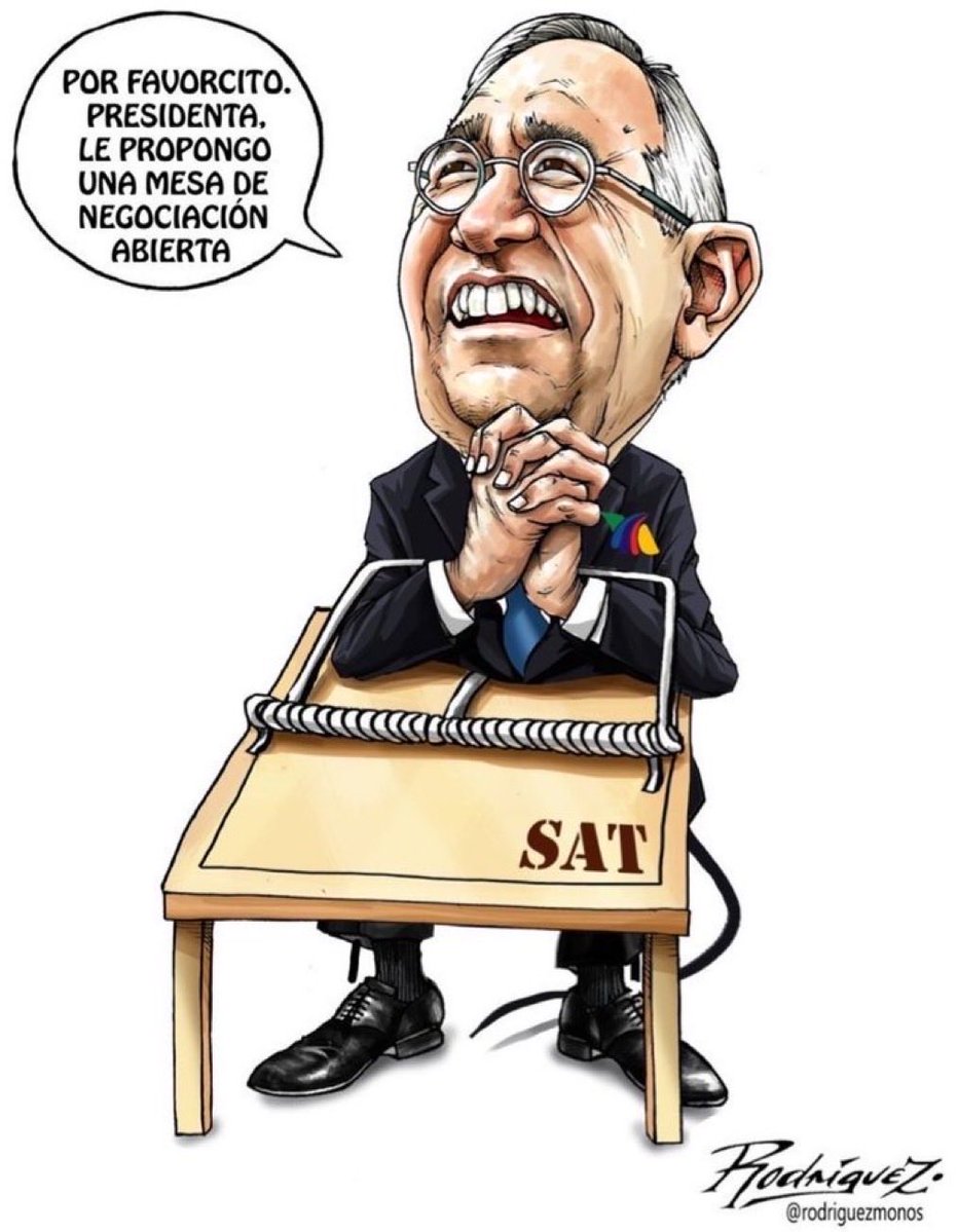 Conta Cuentos (@jesus163429) on Twitter photo 🚨"GRUPO SALINAS ESTÁ ESPERANDO EL ESTABLECIMIENTO DE UNA MESA DE TRABAJO CON EL SAT, QUE NO SE VA A DAR"
"Ese grupo tiene la costumbre de litigar el pago de impuestos y por lo mismo, el <a href="/SATMX/">SATMX</a> esperará el fallo de la Suprema Corte para actuar de acuerdo al mismo"
<a href="/Claudiashein/">Claudia Sheinbaum Pardo</a> 🚨"GRUPO SALINAS ESTÁ ESPERANDO EL ESTABLECIMIENTO DE UNA MESA DE TRABAJO CON EL SAT, QUE NO SE VA A DAR"
"Ese grupo tiene la costumbre de litigar el pago de impuestos y por lo mismo, el <a href="/SATMX/">SATMX</a> esperará el fallo de la Suprema Corte para actuar de acuerdo al mismo"
<a href="/Claudiashein/">Claudia Sheinbaum Pardo</a>