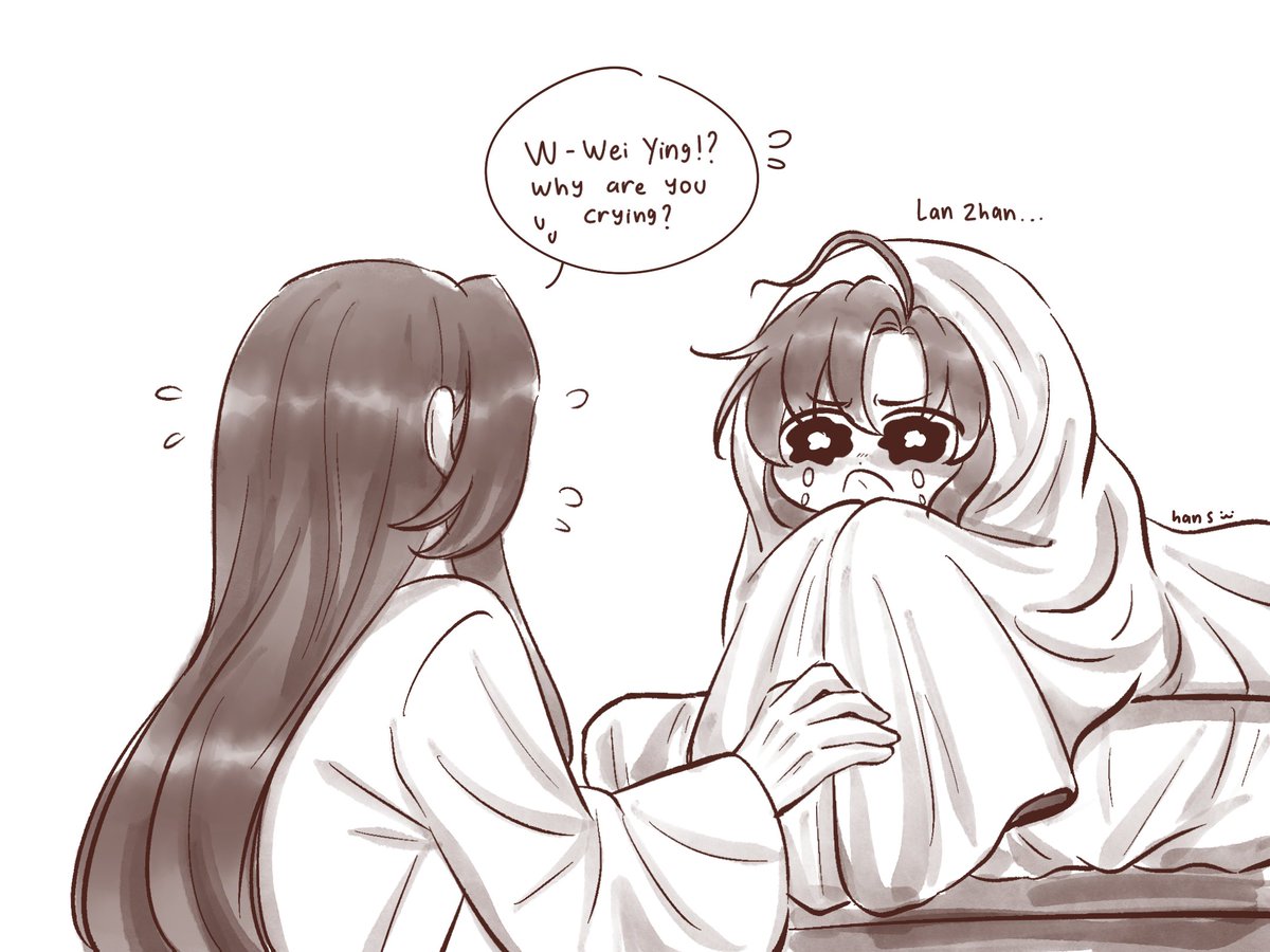 hansdumps's tweet image. halloween and xianxian&apos;s birthday are just around the corner! 🎃👻 have this silly doodles of lan zhan telling a very scary story for a treat xD
#WangXian #mdzs