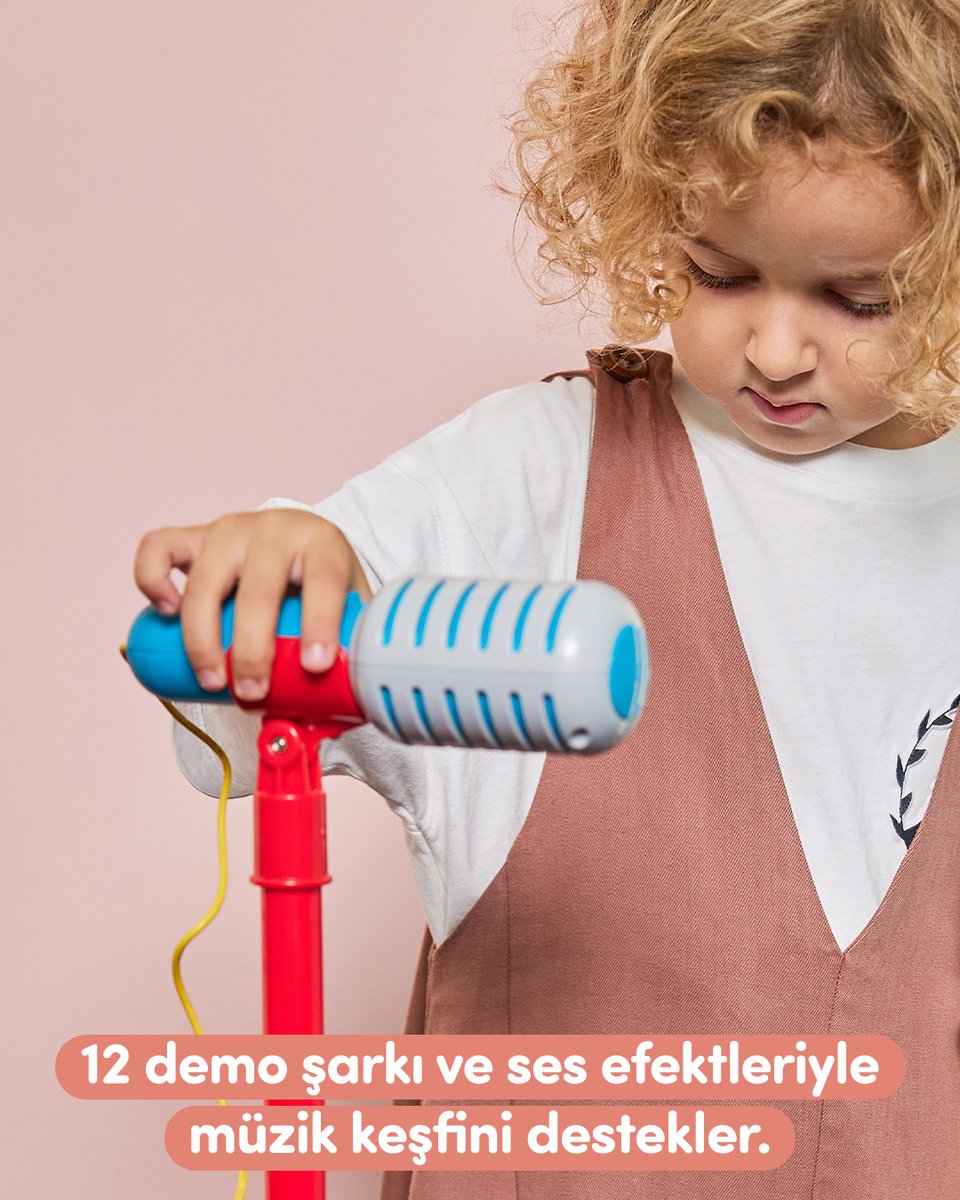 letsbechild's tweet photo. 🎤 Müzik dolu eğlence başlasın!
Let's Be Child Karaoke Seti ile çocuklar hem eğlenir hem de ritim, özgüven ve hayal gücünü geliştirir. ✨🎶
Güvenli tasarım, MP3 bağlantısı ve ışıklı efektlerle mini konser zamanı!🌟
#LetsBeChild #KaraokeSeti #MüzikliOyuncak #EğiticiOyuncak #Çocuk https://t.co/90L8eC7gct