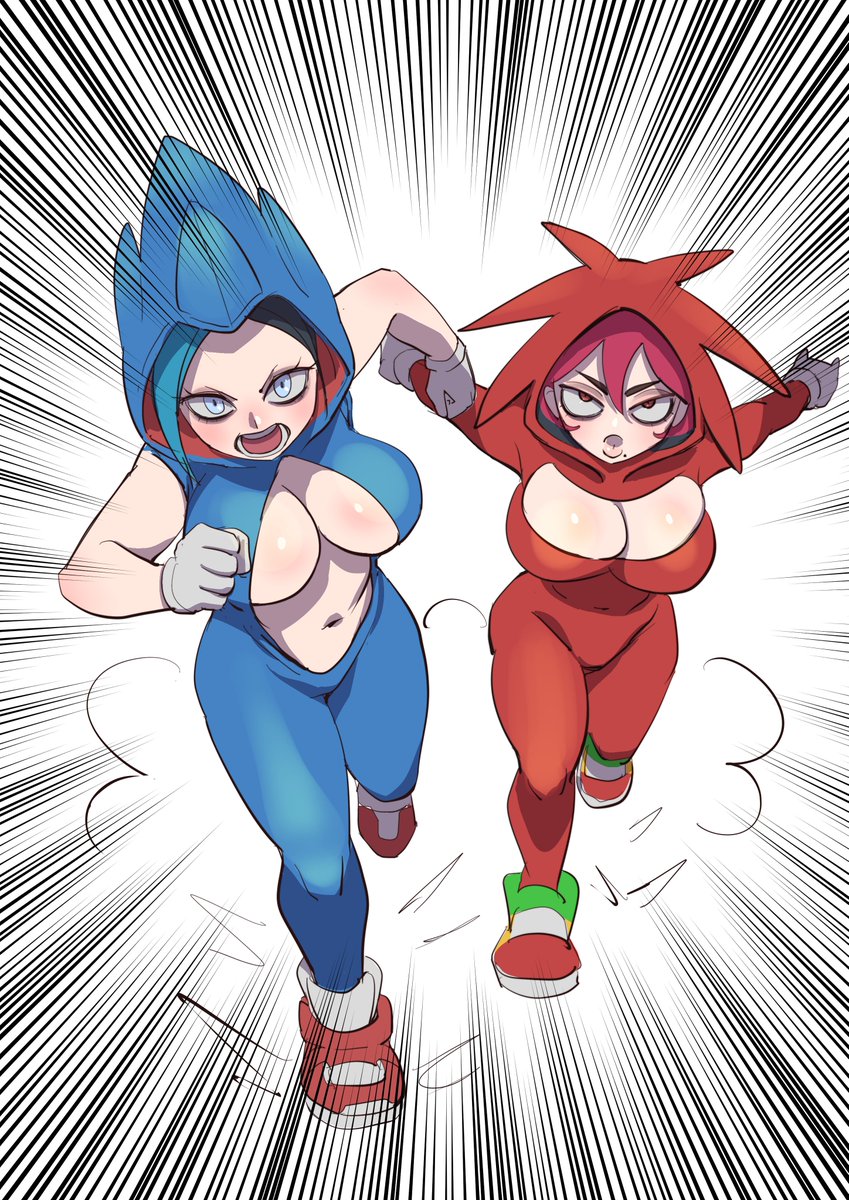 Sanic &amp; Moose Knuckles...🌪️🦔