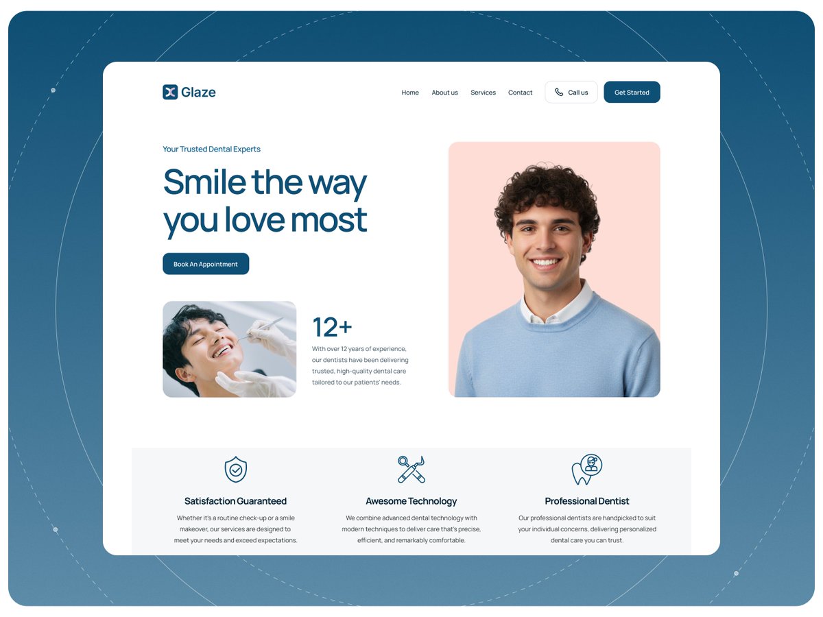 RezBloom's tweet photo. You have 3 seconds to make booking obvious.
We simplified the flow: progressive steps, inline forms, trust badges.

➝ Fewer drop-offs, faster completions.

DM for projects!

#Website #HealthcareUX #UIUXDesign #BrandIdentity #redesign https://t.co/DlUICh7B7s