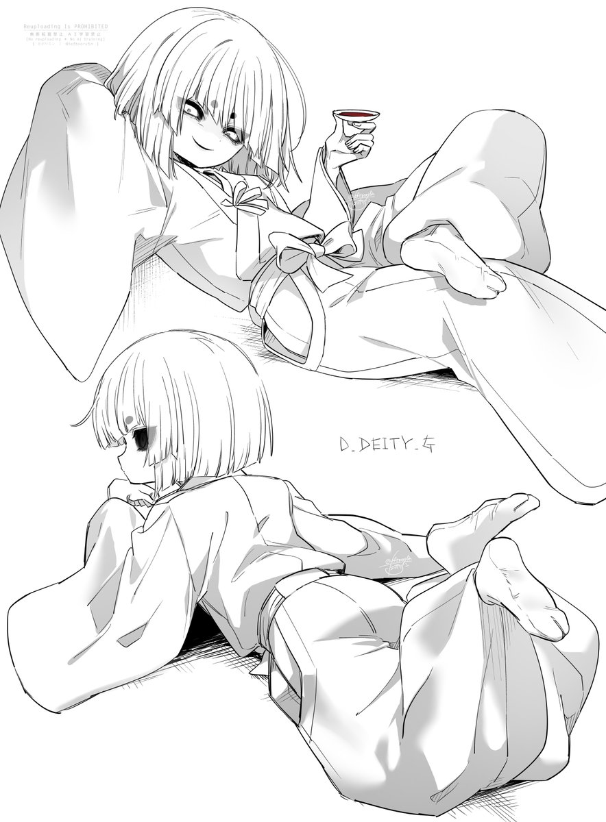 まさか今日アニメ二期発表くるとは思わなくて昨日今日のんびり神様のペン入れ練習してました どうにか描き慣れてきた気がする 