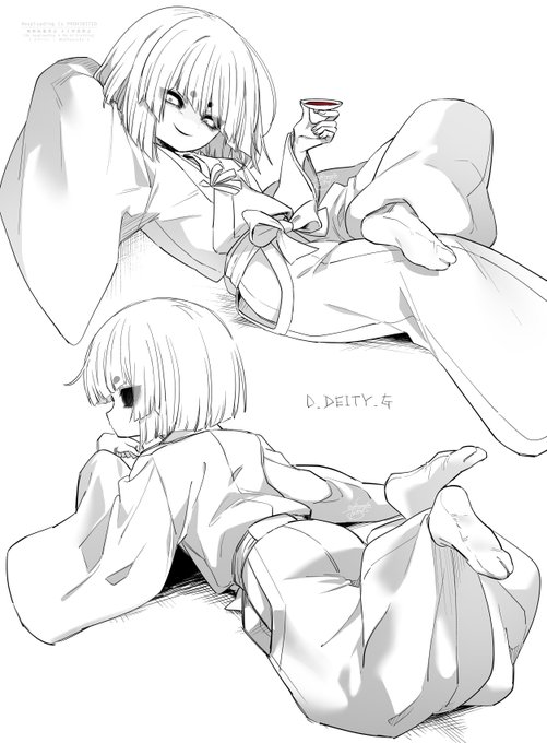 まさか今日アニメ二期発表くるとは思わなくて昨日今日のんびり神様のペン入れ練習してました どうにか描き慣れてきた気がする 