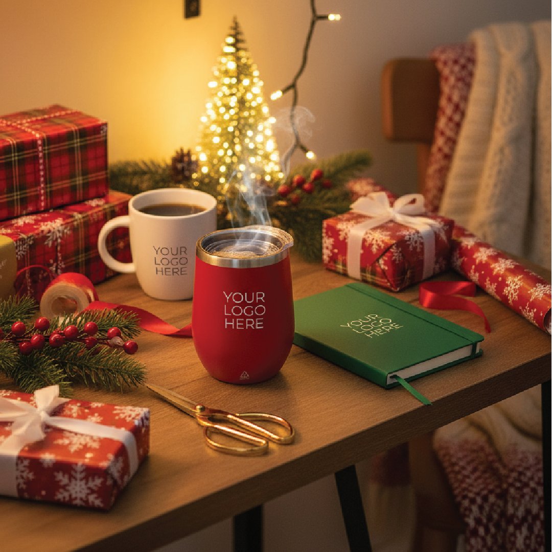 Make your brand part of their everyday life this Christmas.
🎁 The Everyday Essentials Pack — 
branded travel cup, notebook, pen &amp; tote bag.
From €9.95 ex VAT | Free delivery | Free wall planners. 
app.thebrandgeeks.com/everyday-essen…