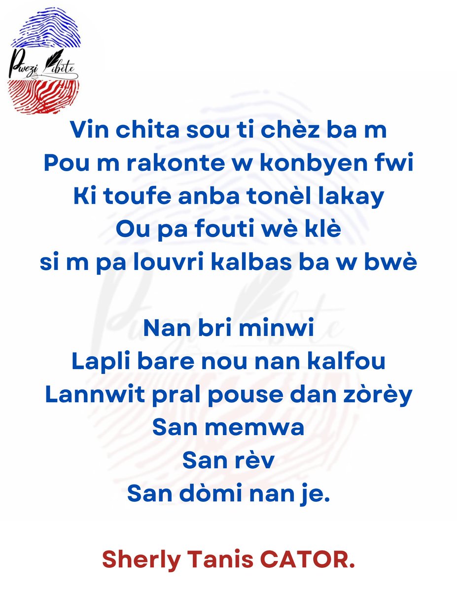 PWEZI LIBÈTE tweet media