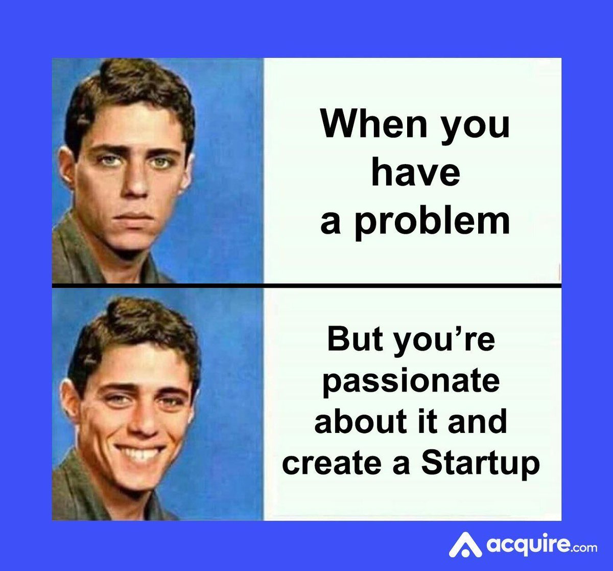 acquire.com (@acquiredotcom) on Twitter photo Startup founders are built different. Startup founders are built different.