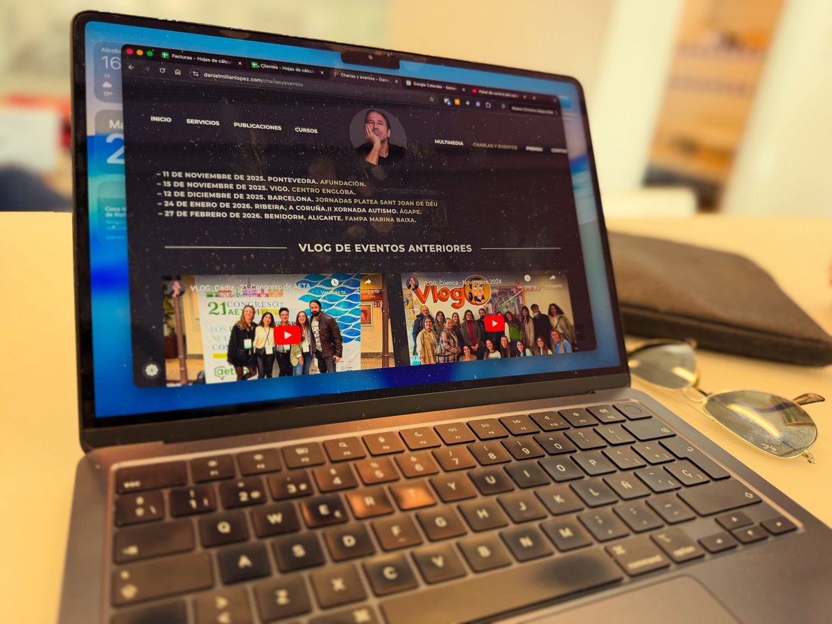 ¡Hoy trabajo en remoto! 💻🧠
Estaré fuera del despacho, pero con la consulta online abierta y respondiendo mensajes a lo largo del día. Si necesitas algo urgente, déjamelo por DM o correo y te contesto en cuanto haga un hueco.

Próximos eventos 📅
❇️ 11 de Noviembre — Ourense