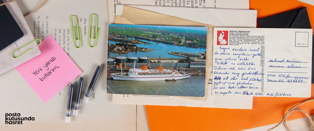 Bazen de kaygılara çözüm aracıdır kartpostallar...

"Sayın kardeşim İsmail
En derin sevgilerimi yollar, yeni yılınızı kutlar, sıhhat ve mutluluklar dilerim. Not: Sizin evin bürosundan parayı gönderdiklerine ait olan kâğıdı fotokopi yaptırıp sana gönderdim. Şu ana kadar alman