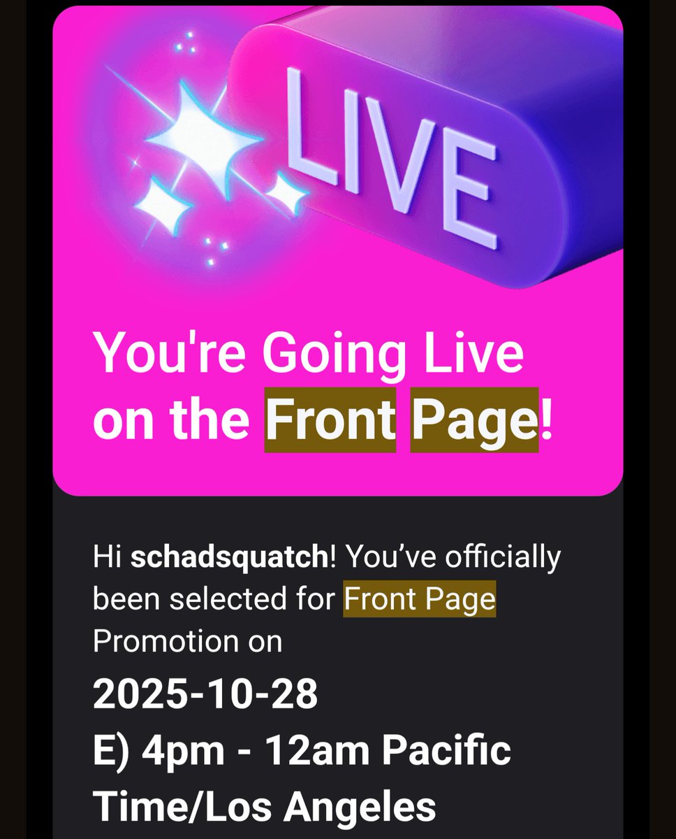 I'll be ok the #twitch front page tonight playing some #horror games! See you tonight! #twitchfrontpage #scarygames #TwitchPartner