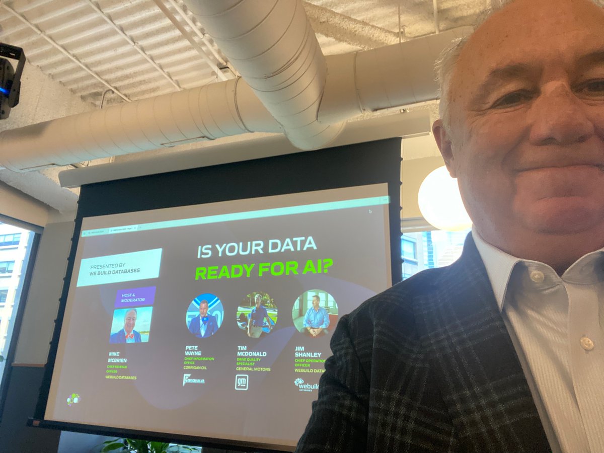 WeShape_AI's tweet image. Thank you to everyone who joined us in Detroit today!
Great conversations, real insights, and a shared focus on building AI-ready data foundations.
More events coming soon — stay tuned!
#DetroitTech #AI #DataPrep #WeBuildDatabases #WeWork #Webinar