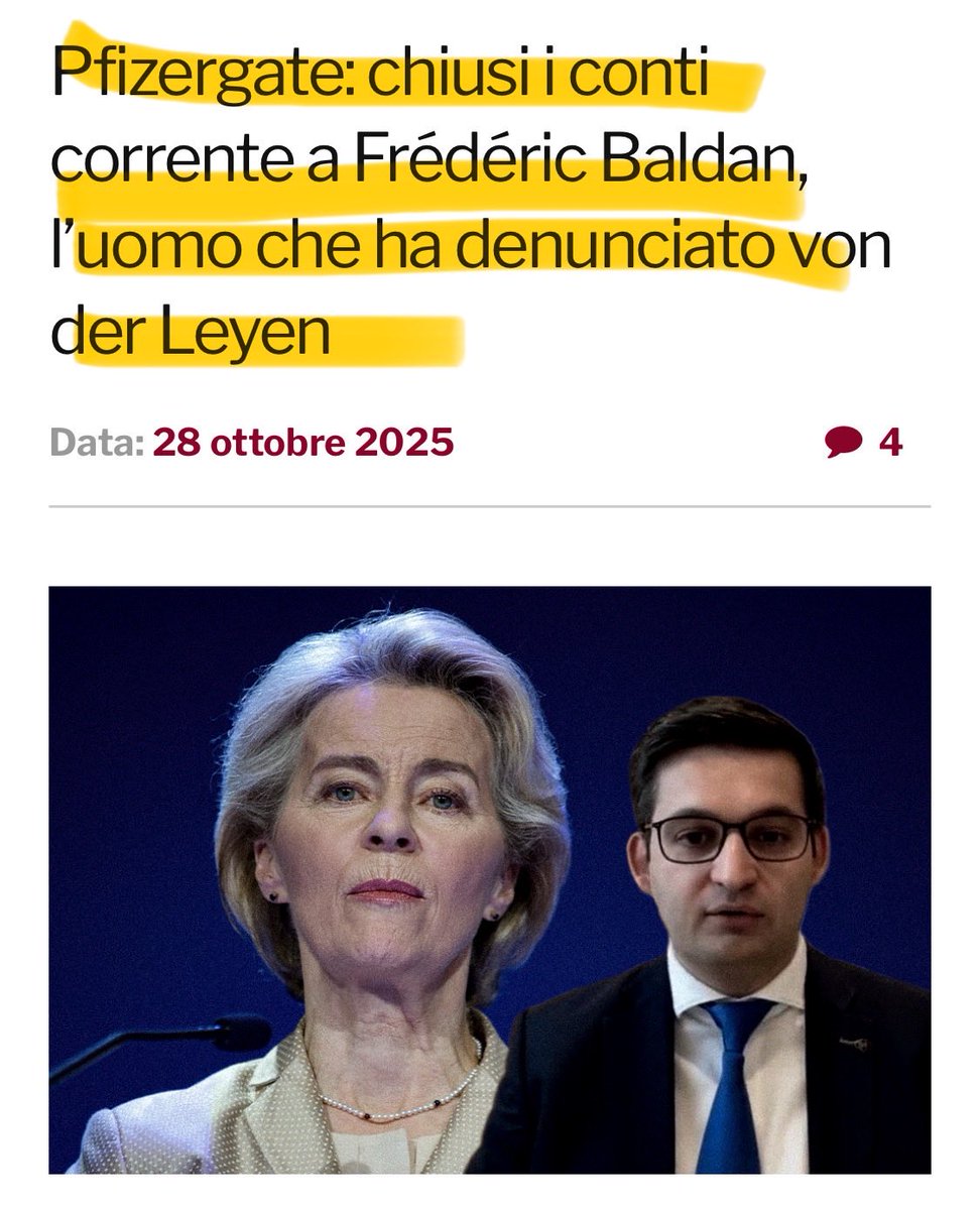 k_arsenale's tweet image. #UrsulavonderLeyen nel 2019: “Lo stile di vita europeo è libertà e democrazia”
Eh hai voglia……
#FredericBaldan #PfizerGate