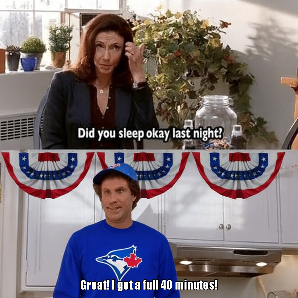 Anyone else considering how many coffees are safe to consume in a day right now?
#BlueJays #WANTITALL #WorldSeries