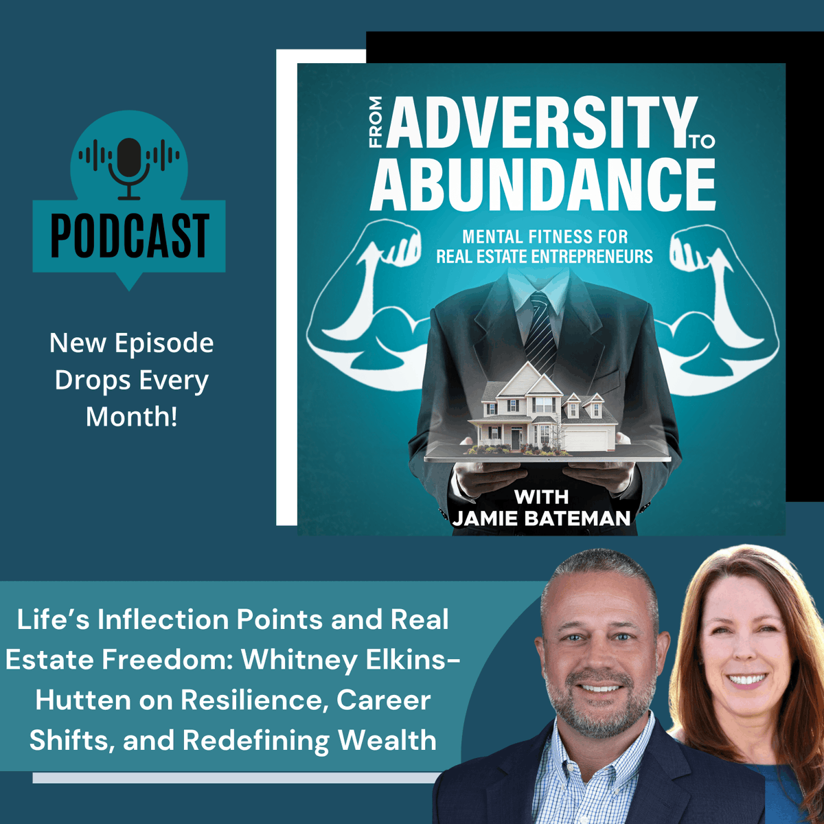 LabradorLending's tweet image. 🔥 Life’s Inflection Points &amp;amp; Real Estate Freedom 🔥

Host Jamie Bateman chats with Whitney Elkins-Hutten, Director of Investor Education at PassiveInvesting.com

🎧 Tune in now: adversity2abundance.com/174

#FromAdversityToAbundance #WhitneyElkinsHutten #RealEstateInvesting