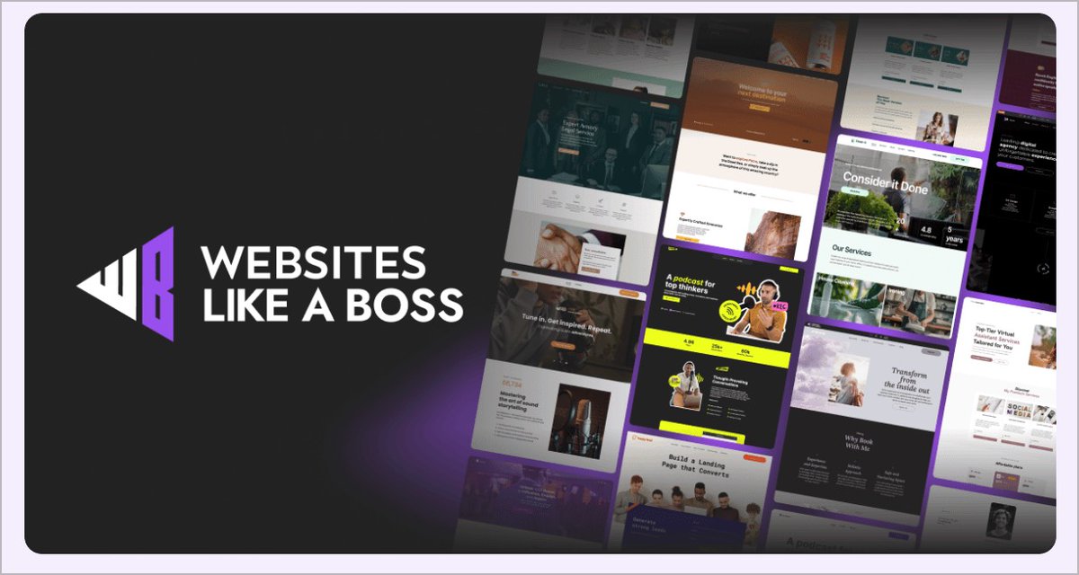 Most service providers don’t need another website — they need one that works.

That’s why we’re creating stunning websites for FREE, powered by <a href="/booklikeaboss/">BookLikeABoss</a> .

Fast hosting, built-in bookings, and support included.
That’s Websites Like a Boss. websiteslikeaboss.com