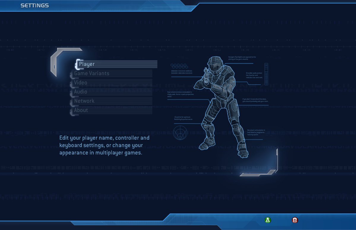 gold_athena_'s tweet image. I really wish the &quot;shell&quot; of the individual halo games were preserved into modern ports.

MCC&apos;s universal UI is nice for convenience, but definitely loses something in the tradeoff.

Each game&apos;s menus, manuals, and even loading screens all contribute to the unique vibe per game.