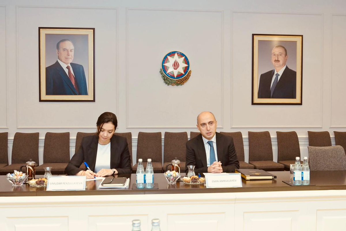 🇮🇱🇦🇿 Təhsil, elm və innovasiya sahələrində İsrail–Azərbaycan əməkdaşlığının genişləndirilməsi ilə bağlı məhsuldar fikir mübadiləsi aparmaq məqsədilə Təhsil Naziri Emin Əmrullayevlə görüşməkdən məmnun olduq.

Cənab nazirin səmimi münasibətini və gələcəyə yönəlik aydın baxışını