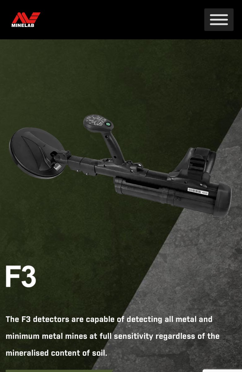 planet_anthro's tweet image. 2️⃣Australia already builds and fields world-class #demining gear.

🔹@Minelab F3 detectors: designed and made in Adelaide, used by the UN &amp;amp; NATO.

🔹Bushmaster @thalesgroup PMVs: already used by Ukraine. 

🔹EOD robots @L3HarrisTech: used by @DefenceAust for bomb disposal.

👉We…