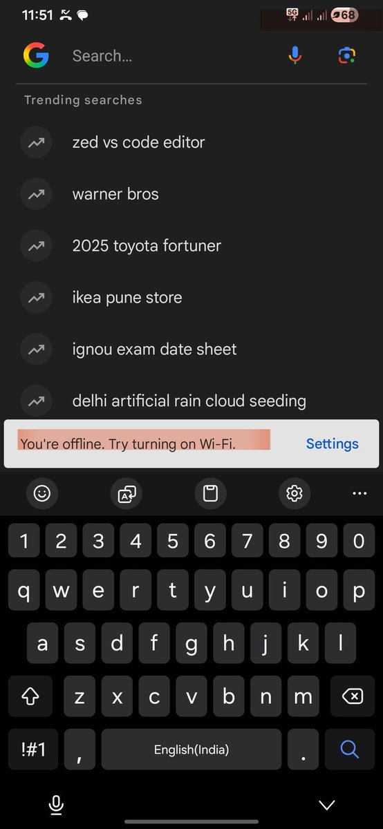 Harsh4Bharat's tweet photo. I will attach all relevant screenshot and video to better understand the issue . Also look in your Samsung Members app F34 5g users are crying for help but SAMSUNG is just taking it casually.  IT IS AFFECTING OUR DAILY LIFE . Network bar shows full but couldn't receive a call.[4] https://t.co/5lgoMB7AfO