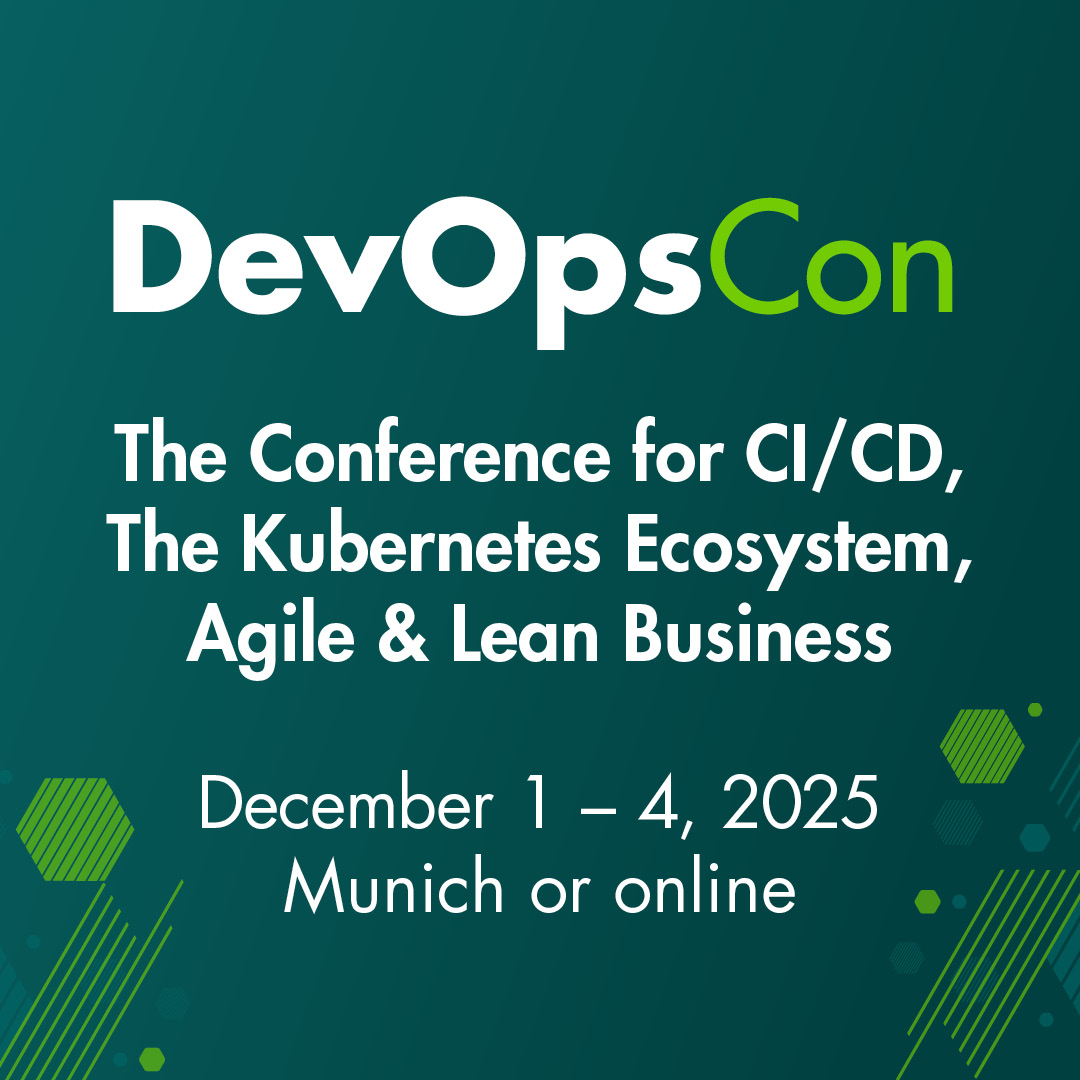Glorium_Tech's tweet image. ⚙️ Build smart pipelines! From Kubernetes to CI/CD workflows, DevOpsCon Munich is where tools meet strategy.
Modern DevOps, hands-on: Join #DevOpsCon Munich, Dec 1–5, 2025. Get deep into automation, scaling, &amp;amp; resilient systems.
devopscon.io/munich/