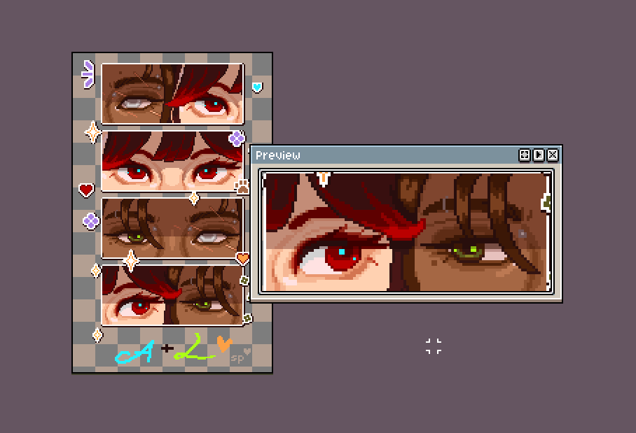 Spilledpixel's tweet photo. i love drawing my ocs
#pixelart #ドット絵 https://t.co/kZTpSGg6p5