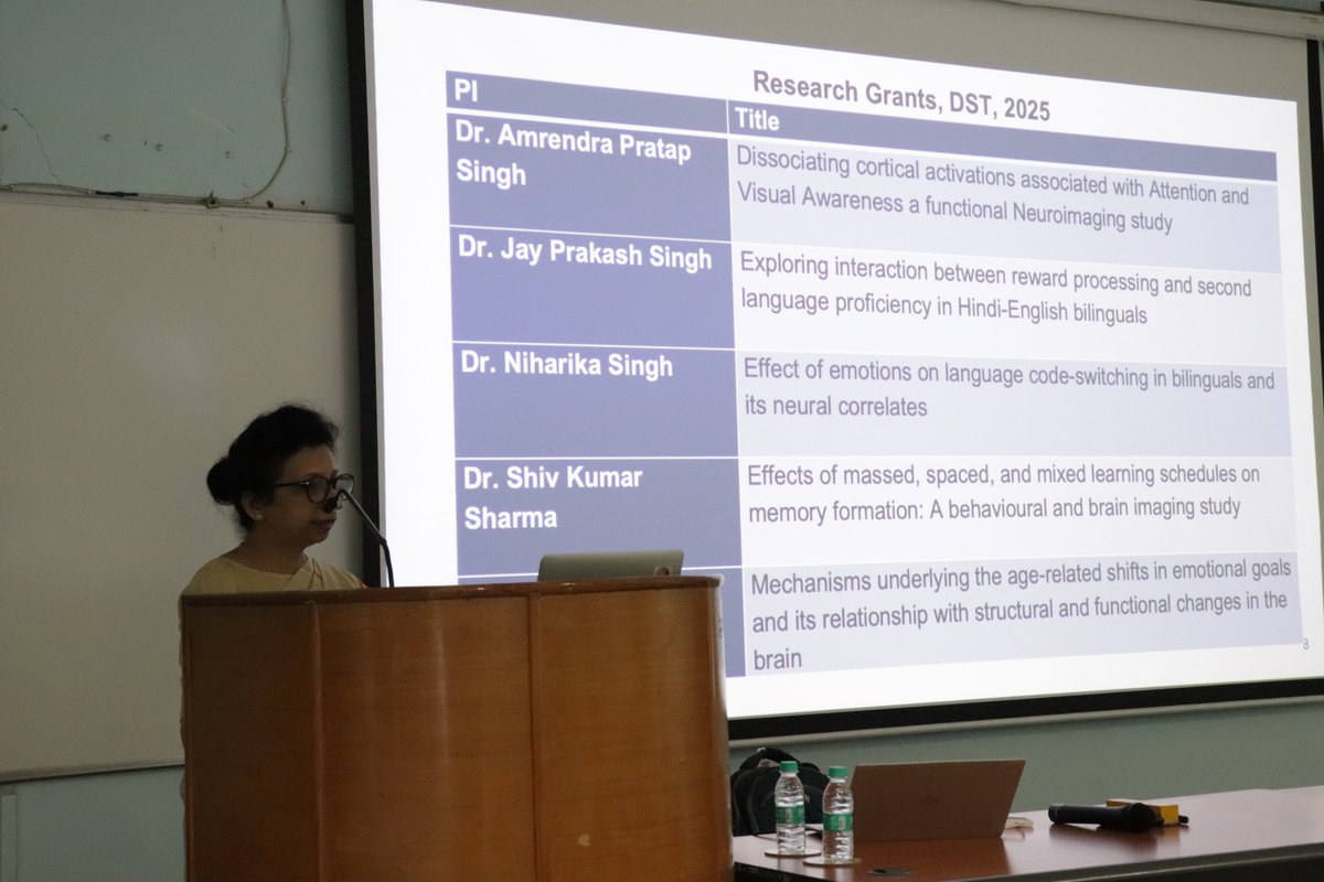 cogscicbcs's tweet image. CBCS, celebrated its 23rd Foundation Day on Oct 28 with a talk by Dr. Nisheeth Srivastava (@IITKanpur ) on “Modeling Decision Failures.”

He discussed computational models of decision-making, from procrastination to quitting.

#CBCS #CognitiveScience #IITKanpur