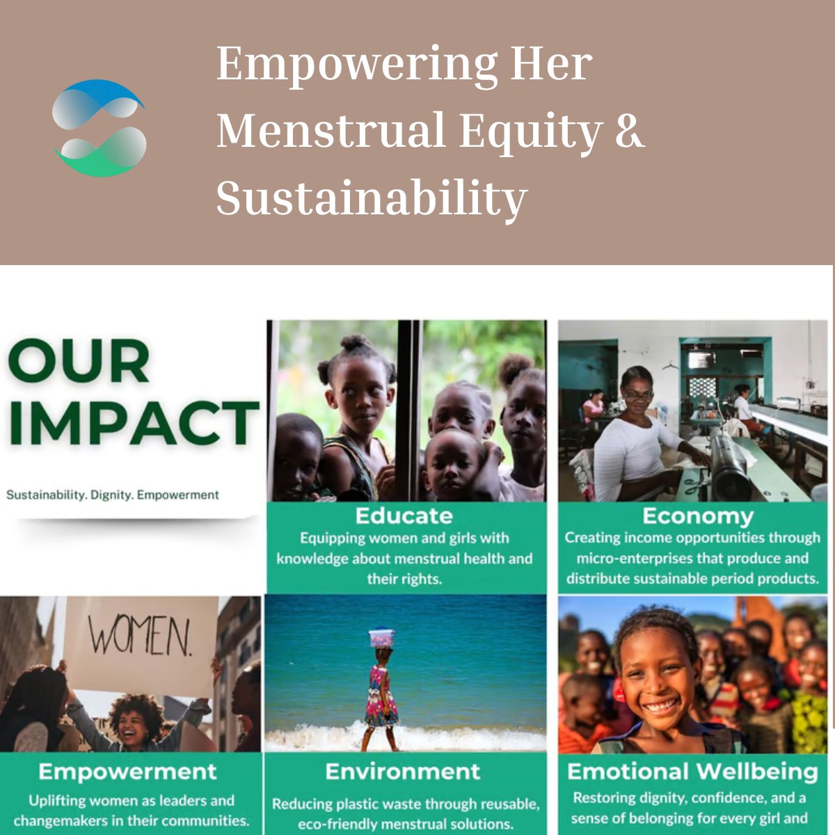 It’s time to empower every girl with dignity and health.

Through our #BreakTheStigma campaign, we’re: 
🍃 Educating and empowering girls. 
♻️ Providing free, eco-friendly menstrual products. 
💬 Having open conversations about periods.

 Learn more: aunua.org/empowering-her