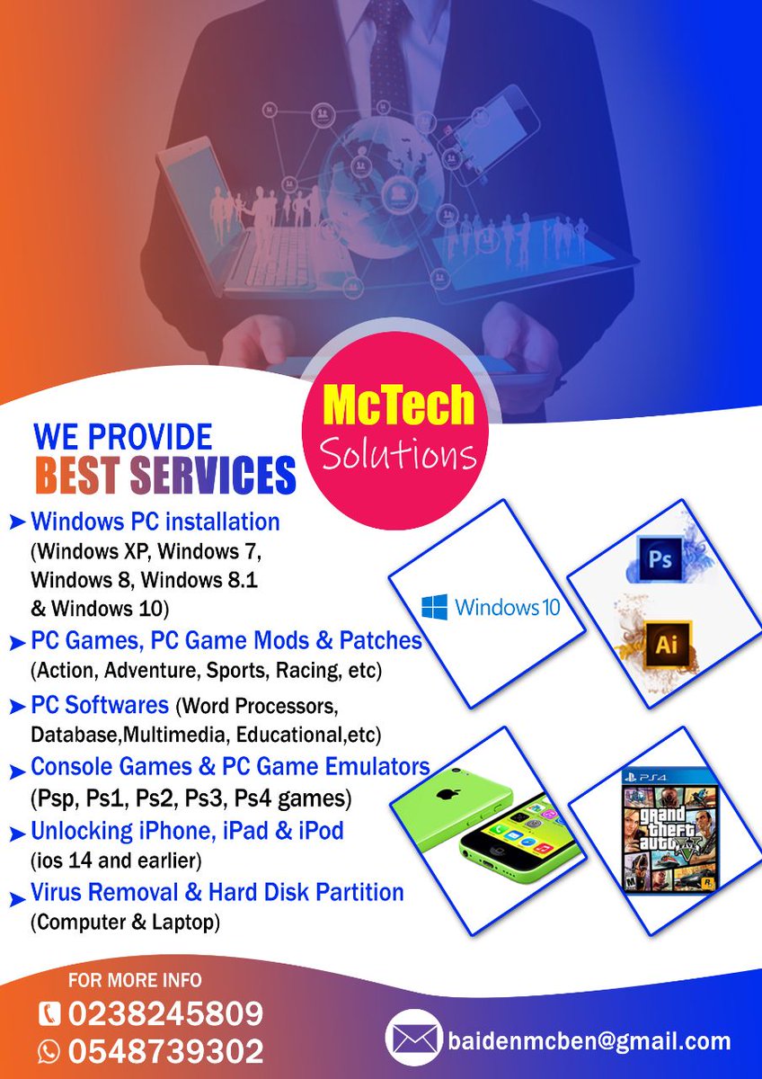 mcben_baiden's tweet image. Hello guys, I'm into these Services attached with pictures. So If you need such services kindly draw my attention.